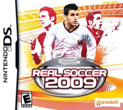 Real Soccer 2009 box art for Nintendo DS